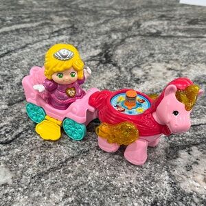 Magical Pink Princess Carriage with Unicorn